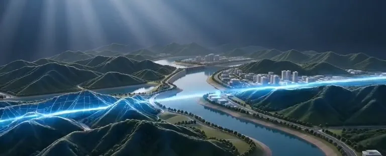 智慧水利流域管理视频画面